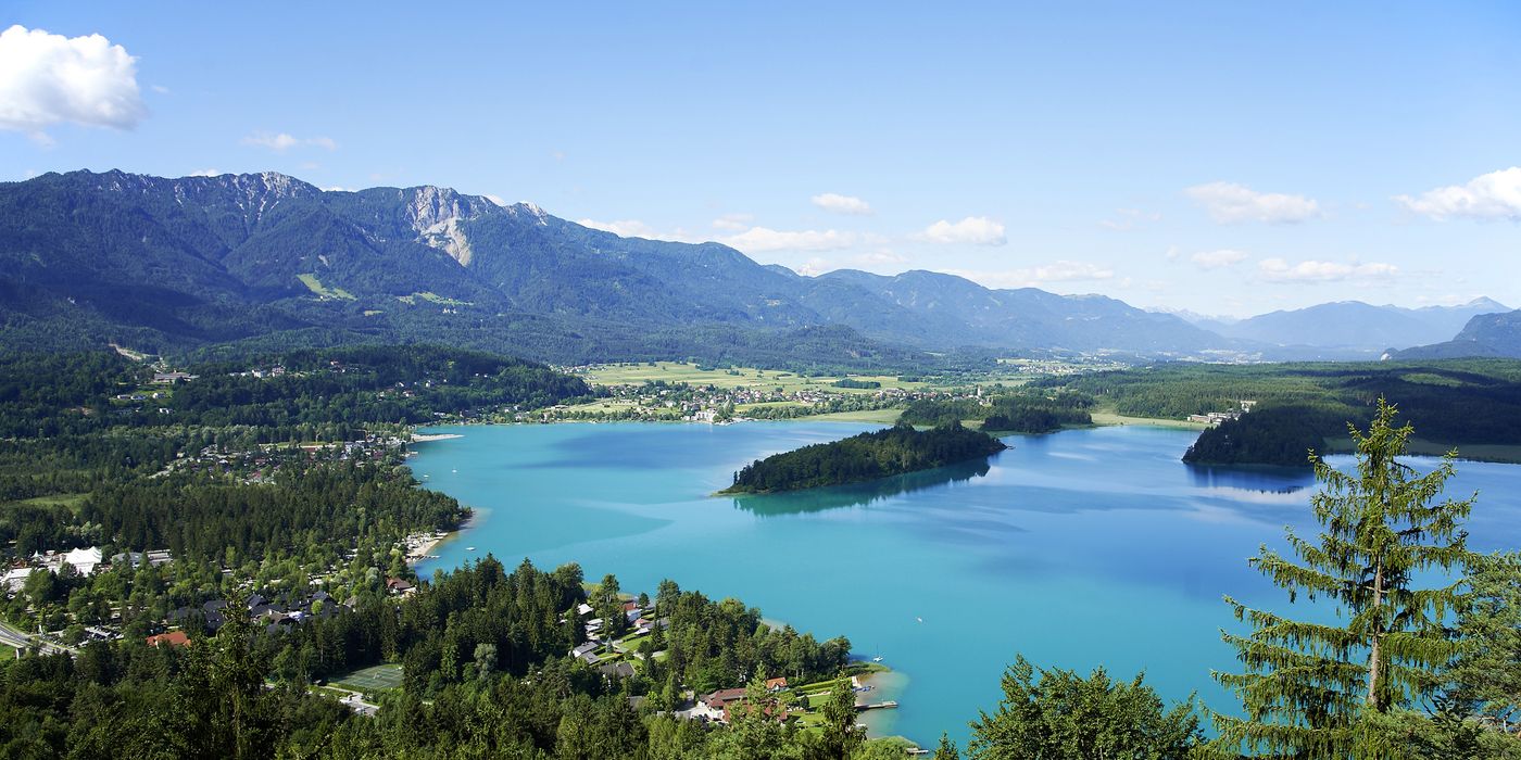 Faaker See aus der Ferne - Region Villach Tourismus